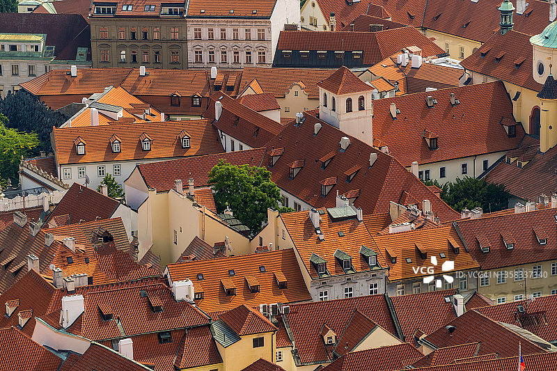 捷克布拉格的老建筑图片素材