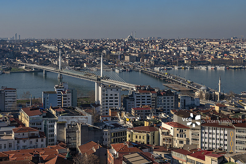 土耳其伊斯坦布尔著名的金角图片素材