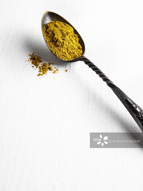 咖喱粉，黄香料图片素材