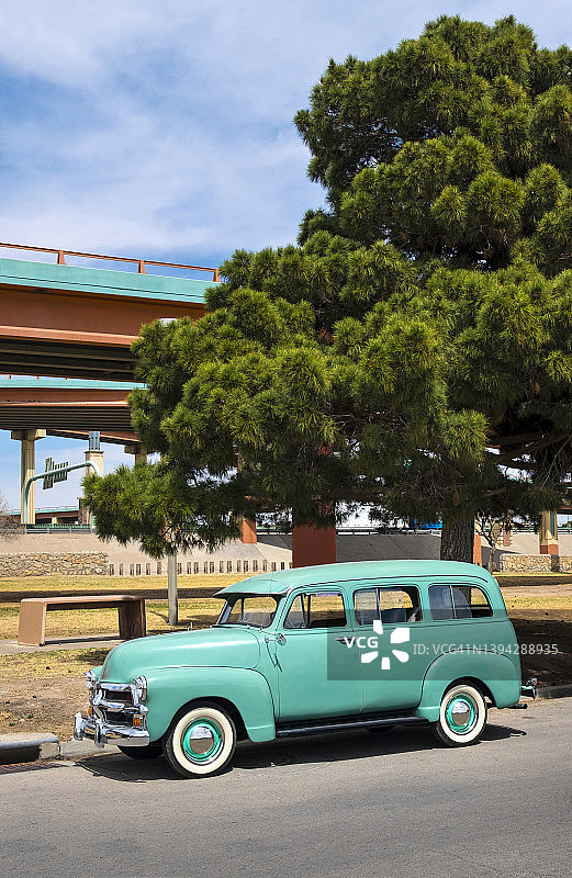 古董汽车，林肯公园，埃尔帕索，得克萨斯州图片素材