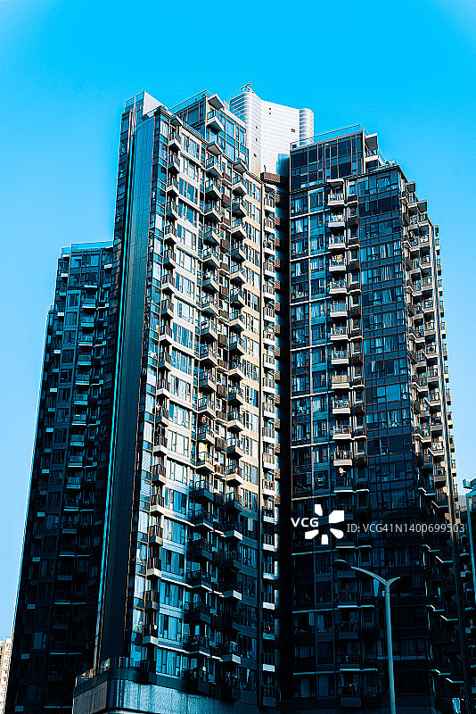 香港的住宅大厦图片素材