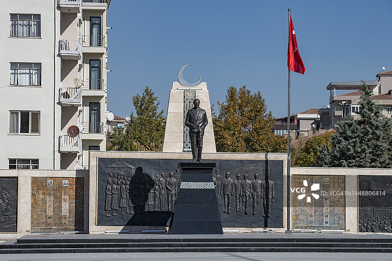 土耳其安纳托利亚东部的马拉提亚市中心图片素材