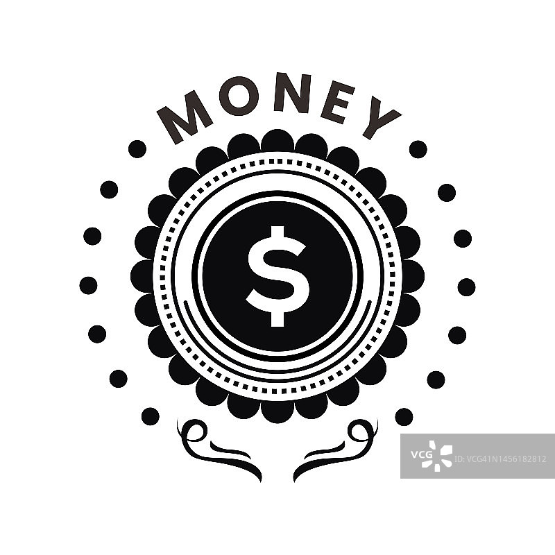 钱币标志设计矢量图片素材