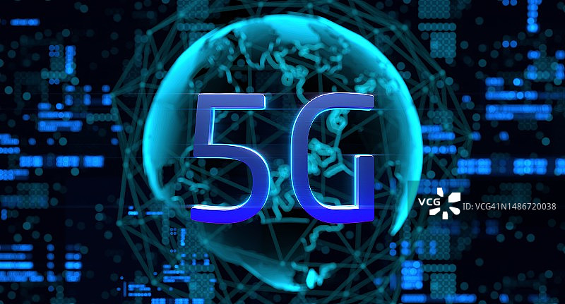 5G，第5代，移动网络数据技术，全球通信，速度图片素材