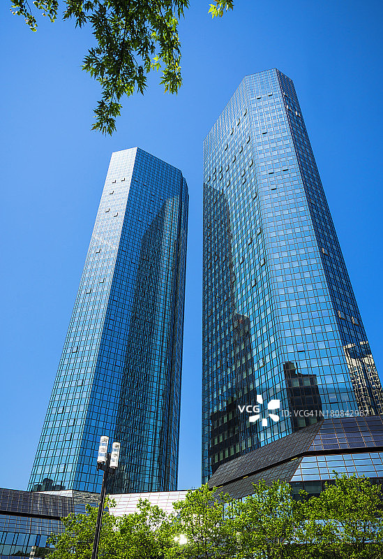 摩天大楼-法兰克福，德国图片素材