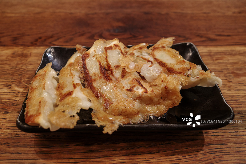 日式饺子。图片素材