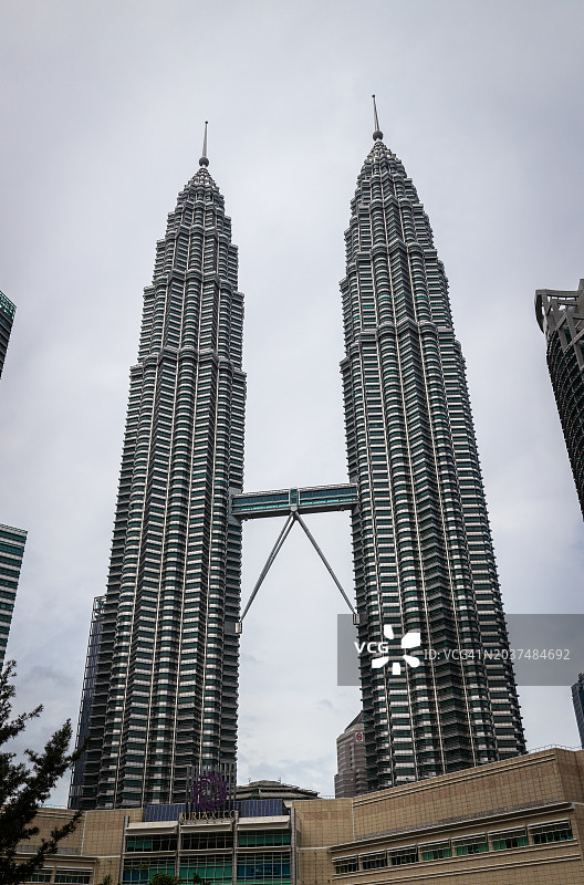 吉隆坡城市天际线，马来西亚吉隆坡图片素材