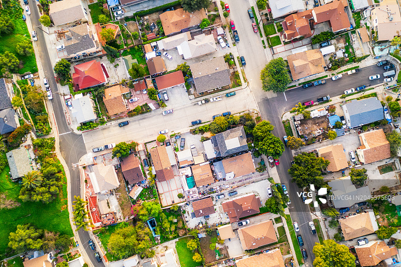 洛杉矶郊区的住宅图片素材