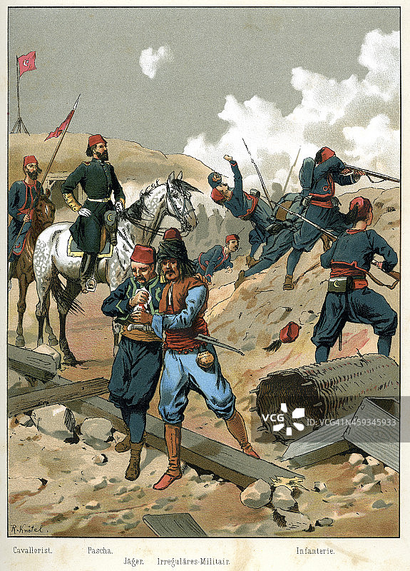 土耳其奥斯曼帝国的军事图片素材