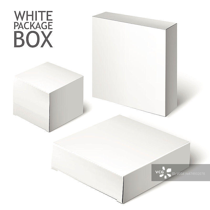 白色的包箱。模型模板图片素材