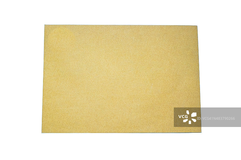 棕色信封孤立在白色背景图片素材