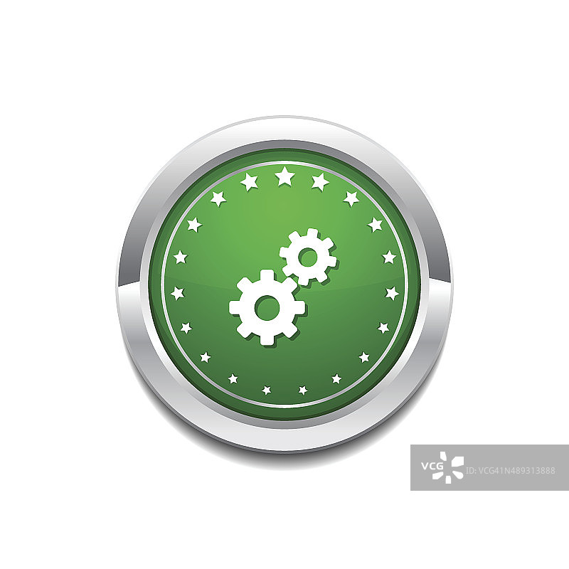 设置圆形矢量绿色web图标按钮图片素材
