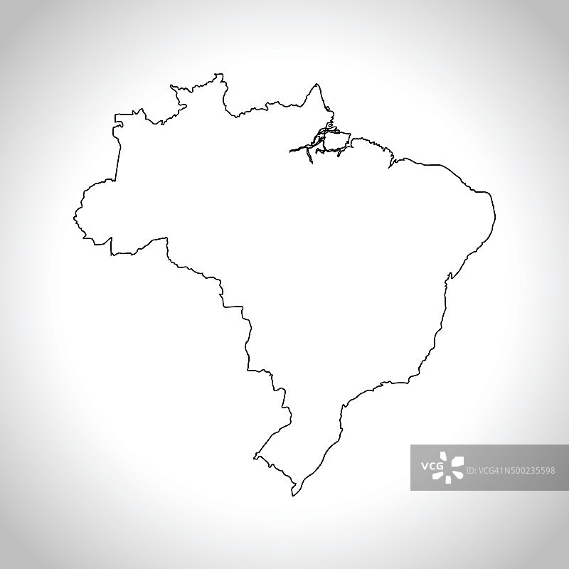 巴西地图图片素材