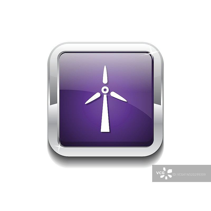 风车紫色矢量图标按钮图片素材