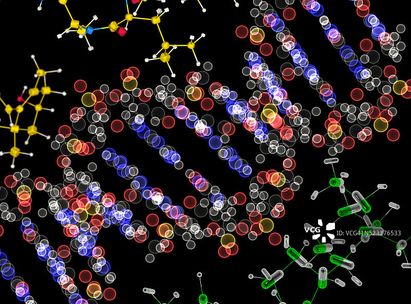 药物模型：DNA图片素材