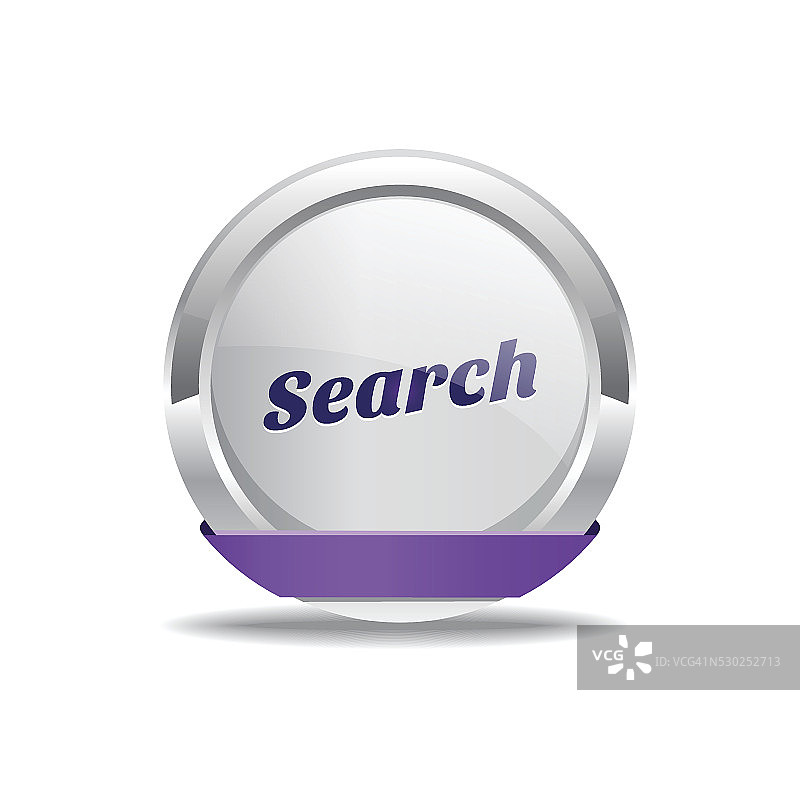 搜索紫色矢量图标按钮图片素材