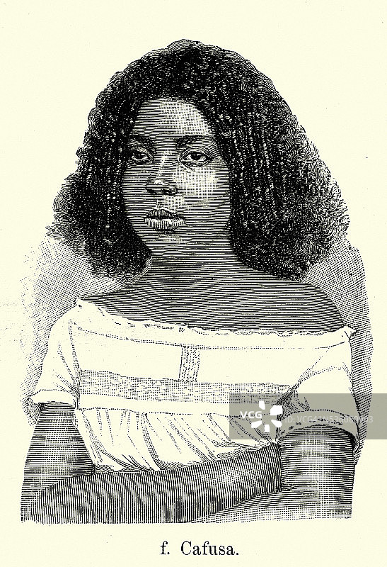 19世纪的巴西-巴西女孩图片素材