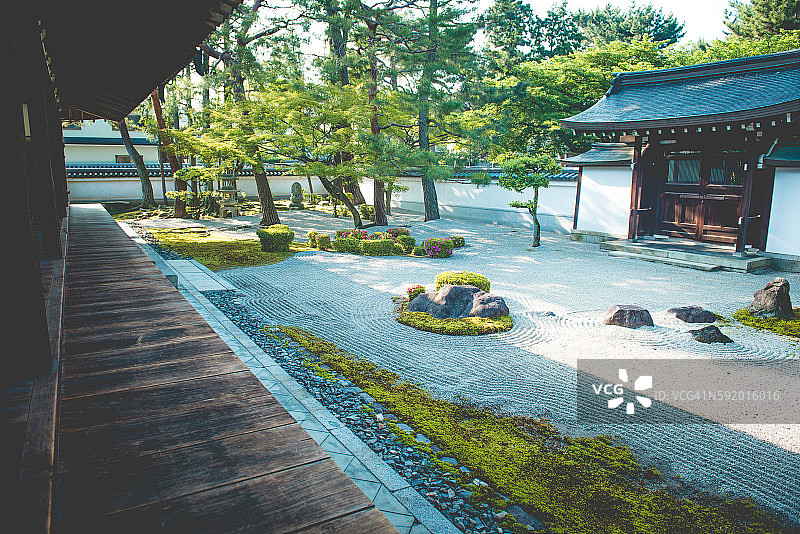 百满本知恩寺在日本京都图片素材