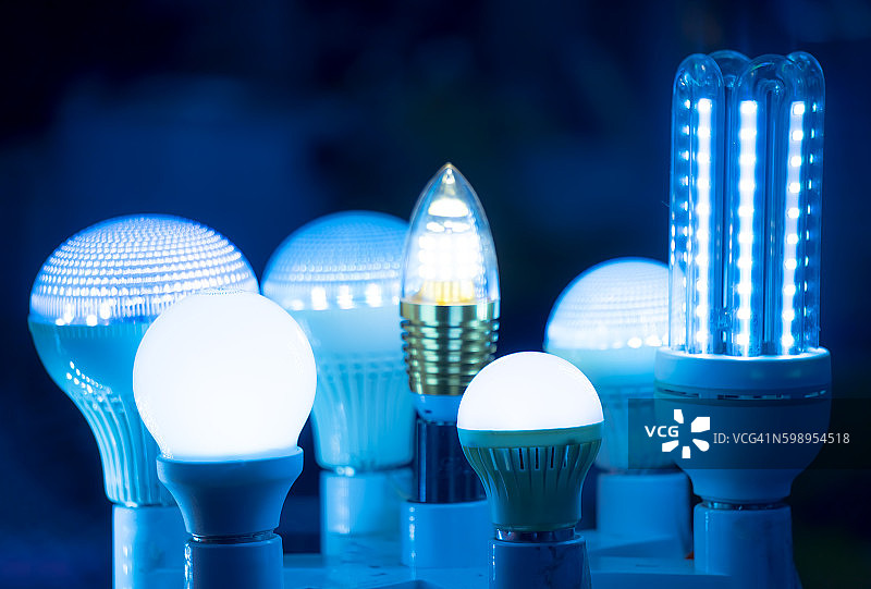 一些led灯的蓝光科学技术背景图片素材