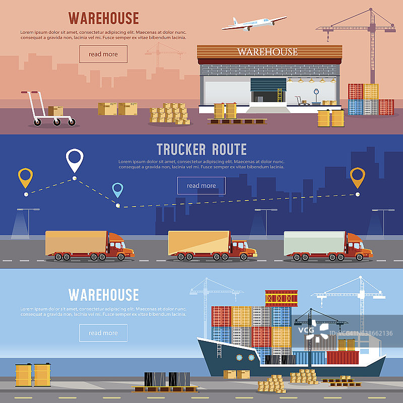 全球物流。货物运输图片素材