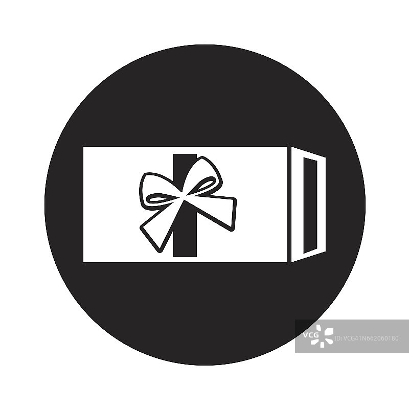 礼品盒呈现孤立图标图片素材