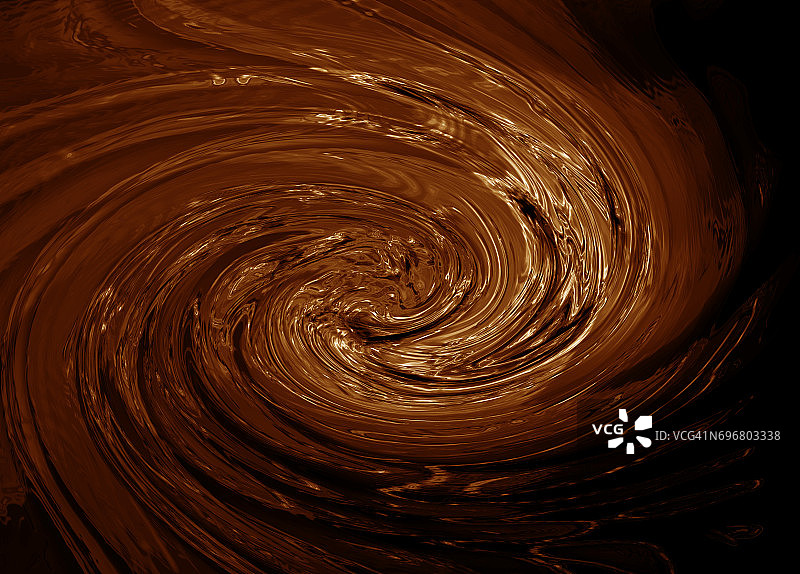融化的巧克力漩涡图片素材