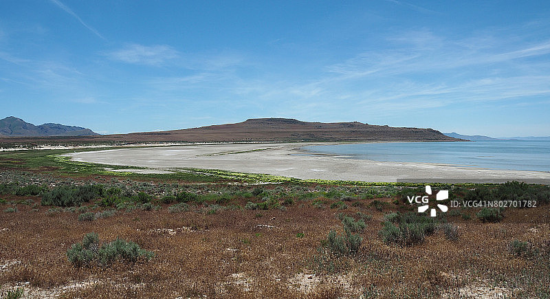 全景式的白石湾，羚羊岛国家公园图片素材