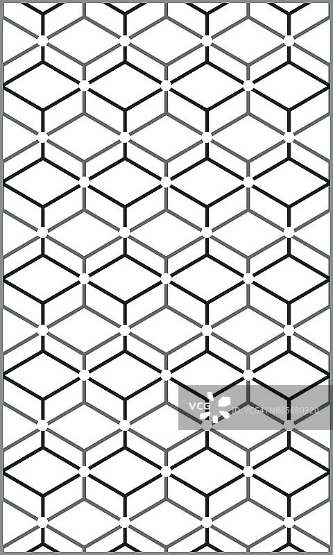 矢量现代几何图案六边形，抽象几何背景，时尚打印，复古纹理图片素材