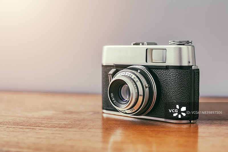 老式取景器相机(20世纪60年代)图片素材