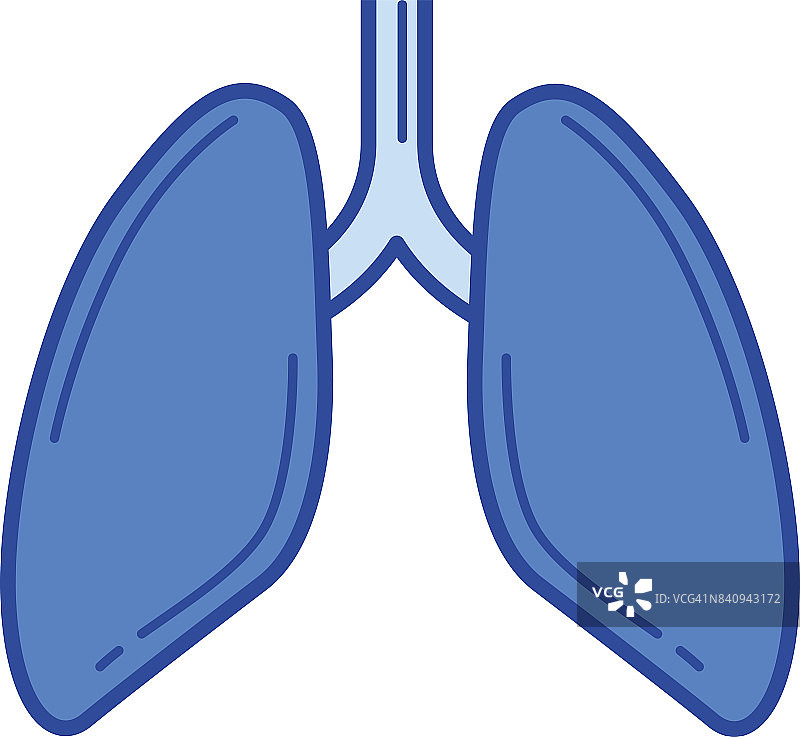 肺行图标图片素材