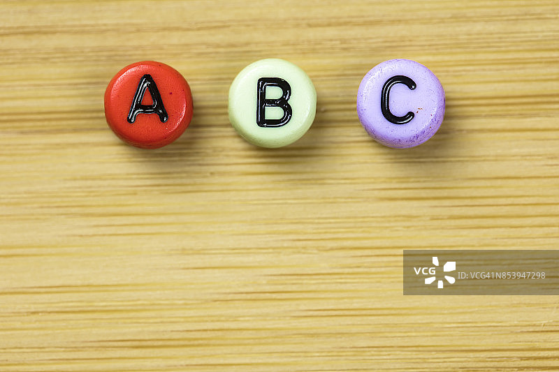 字母“ABC”图片素材