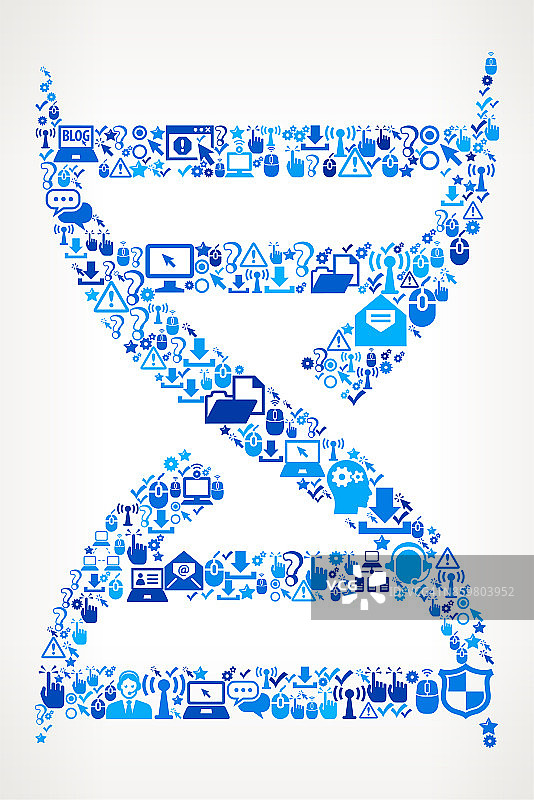 DNA链技术支持向量图标模式图片素材
