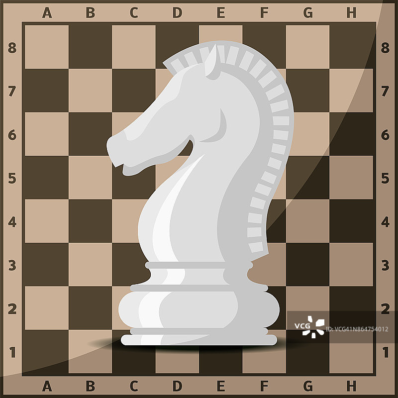 棋盘和象棋向量休闲概念骑士组白棋和黑棋的竞争图片素材