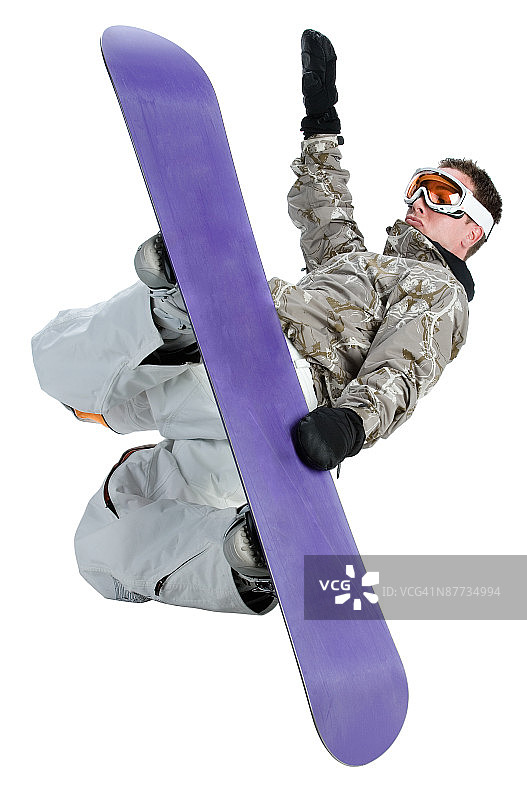 滑雪跳跃图片素材