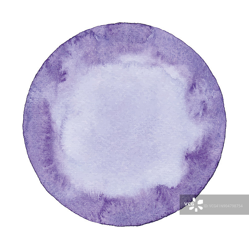 水彩梯度紫罗兰圆图片素材