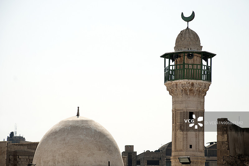 叙利亚阿勒颇清真寺,图片素材