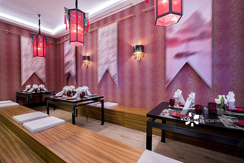 传统中式餐厅环境图片素材