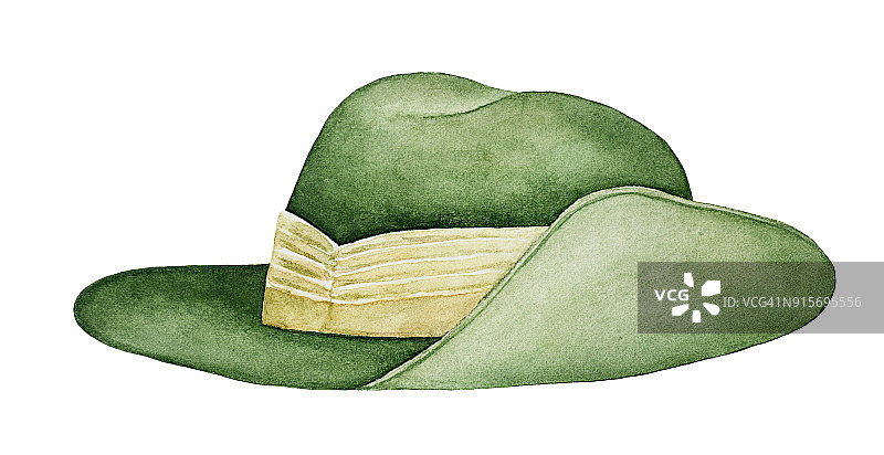 澳大利亚军帽。国家标志，军装，礼帽。图片素材