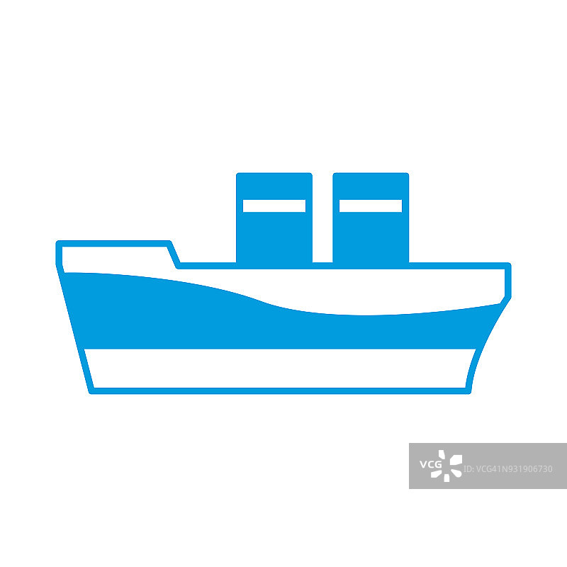船舶货物物流海运标志图片素材
