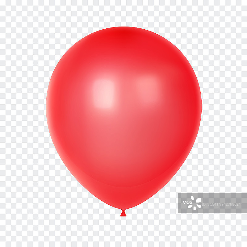 3d逼真的彩色气球。聚会和庆祝用的生日气球。孤立的白色背景。矢量图图片素材