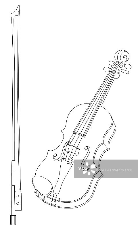 小提琴乐器图片素材