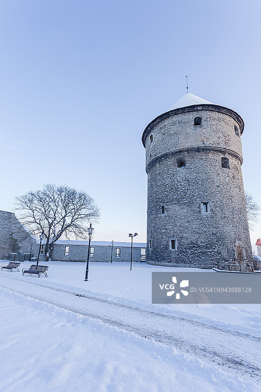 堡垒冬季景观图片素材