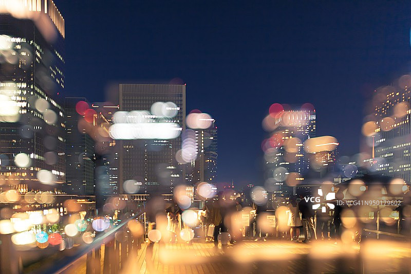 日本大手町，丸之内，东京车站，东京摩天大楼的景像。图片素材
