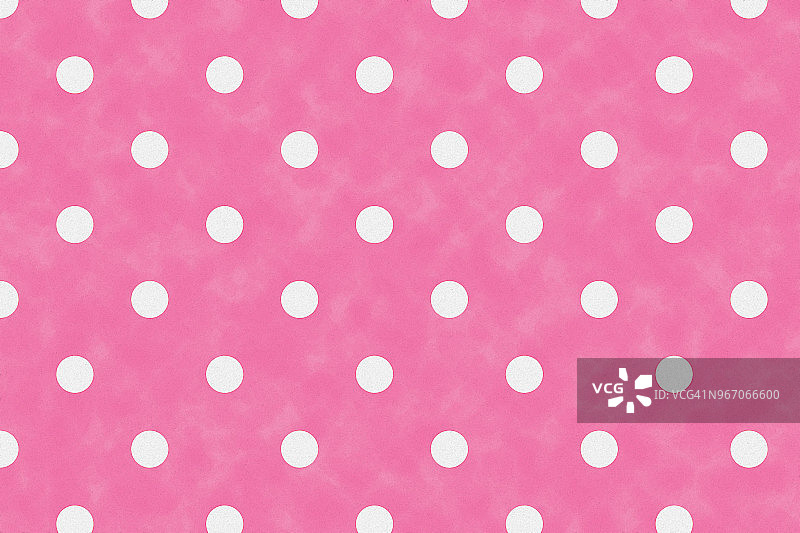 白色圆圆点图案在粉色苍白的纸背景包装纸设计图片素材