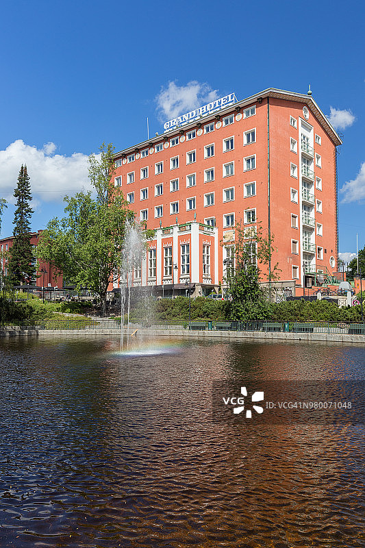 芬兰坦佩雷的大饭店图片素材