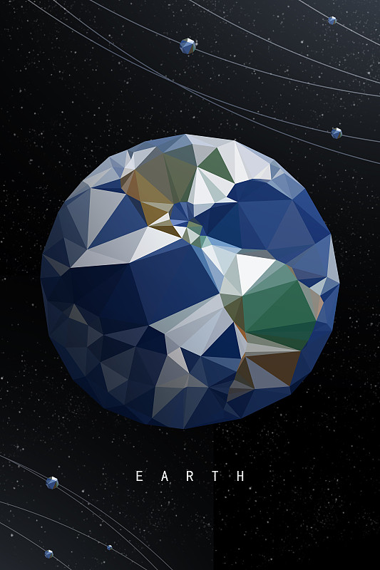 地球 地球日 海报 天文学 星空图片下载