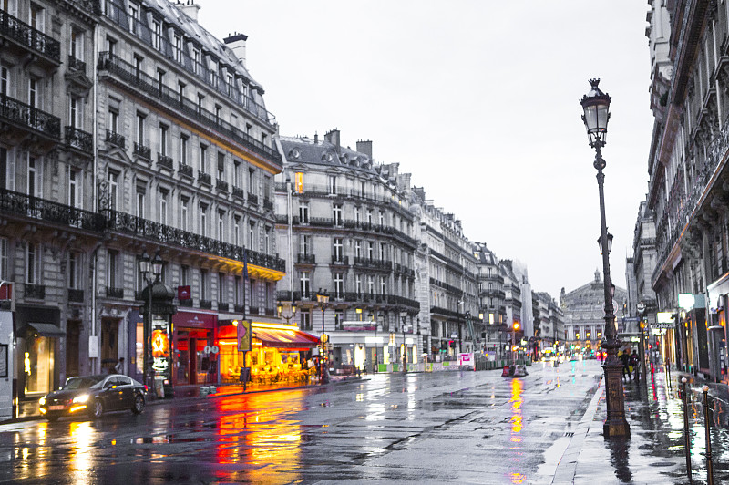 法国巴黎街景图片素材