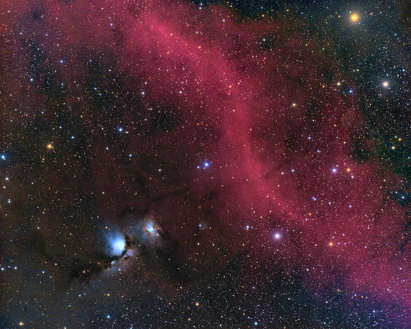 M78星云和猎户座巴纳德环图片下载