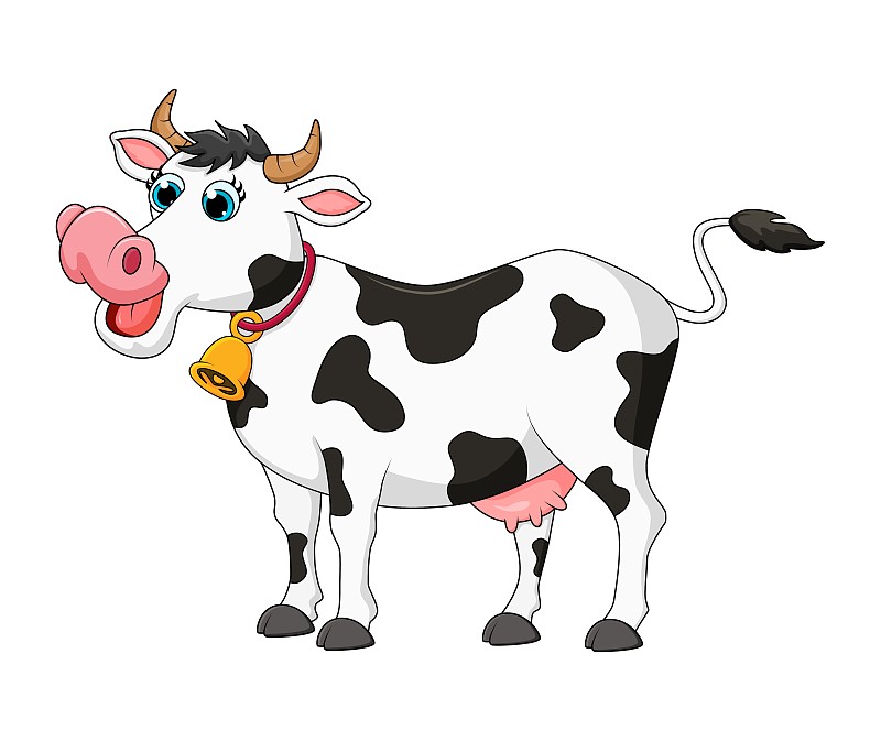 母牛怎么画简单又好看图片