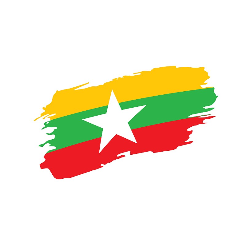 缅甸国旗国徽图片
